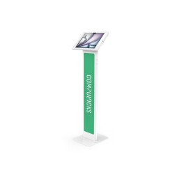 Compulocks iPad Air M2 & M3 13", Apex Enclosure Brandable Floor Stand - White -