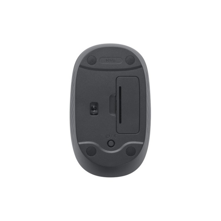 Logitech M196 - Mouse - per destrorsi e per sinistrorsi - ottica - 3 pulsanti - (910-007459)