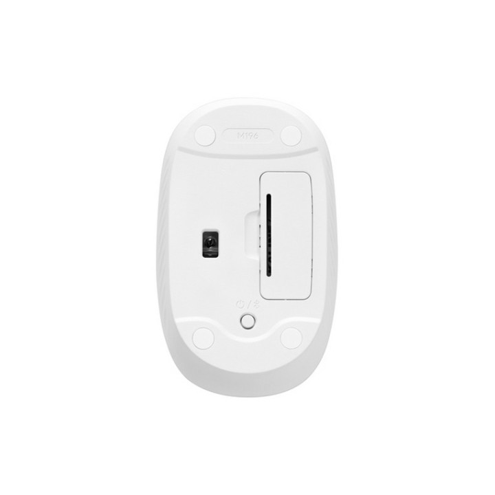 Logitech M196 - Mouse - per destrorsi e per sinistrorsi - ottica - 3 pulsanti - (910-007460)