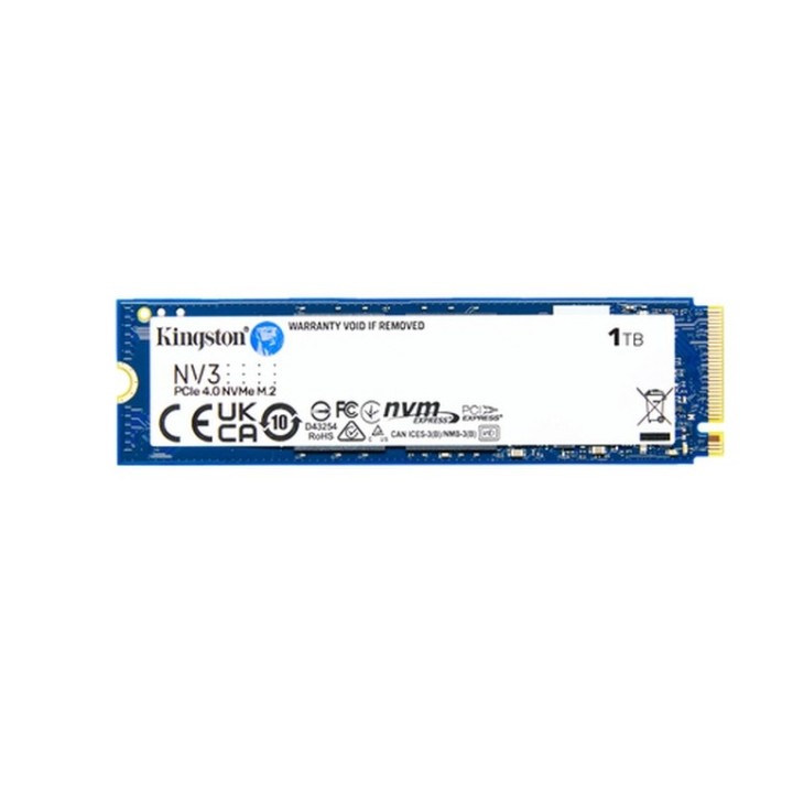 Kingston NV3 - SSD - 1 TB - interno - M.2 2280 - PCIe 4.0 x4 (NVMe) (SNV3S/1000G)