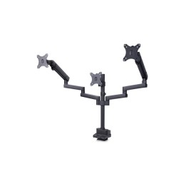 StarTech.com Supporto per tre monitor 27", VESA 75x75/100x100 - Kit montaggio -