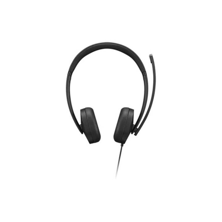 Lenovo Gen 2 - Cuffie con microfono - over ear - cablato - USB-A - nero