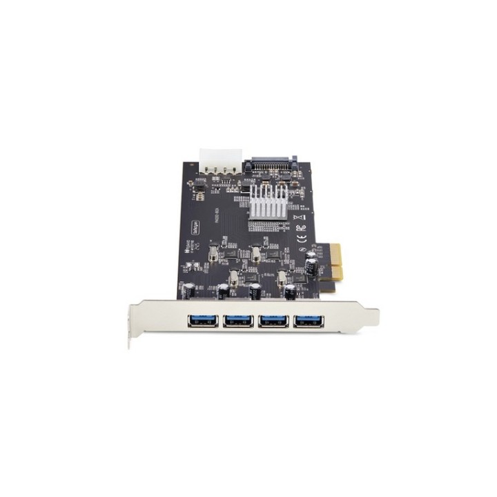 Startech Scheda PCIe USB-A a 4 porte, USB 3,2 5 Gbps - Adattatore USB - PCIe 2.0 (P5Q4A-USB-CARD)