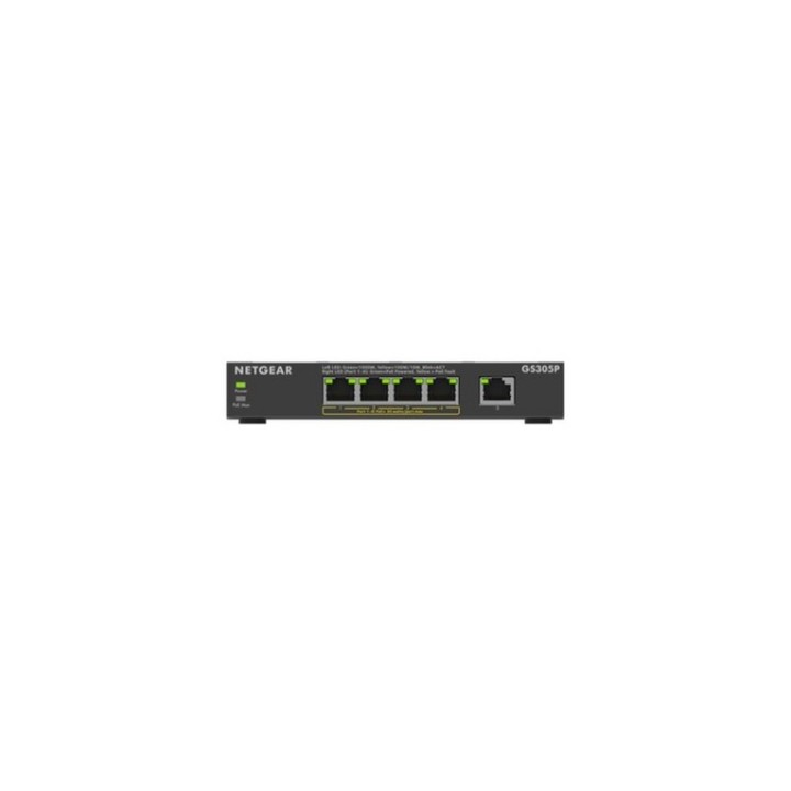 NETGEAR 300 Series GS305P - Version 3 - switch - SOHO - unmanaged - 5 x 10/100/1