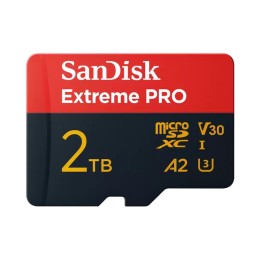 SanDisk Extreme PRO - Scheda di memoria flash (adattatore a SD in dotazione) - 2 (SDSQXCD-2T00-GN6MA)