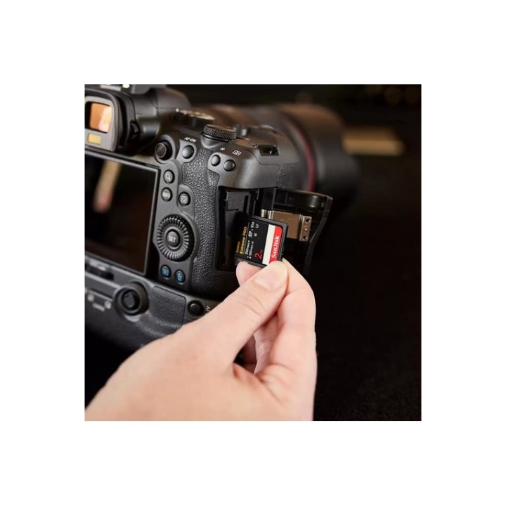 SanDisk Extreme PRO - Scheda di memoria flash (adattatore a SD in dotazione) - 2 (SDSQXCD-2T00-GN6MA)