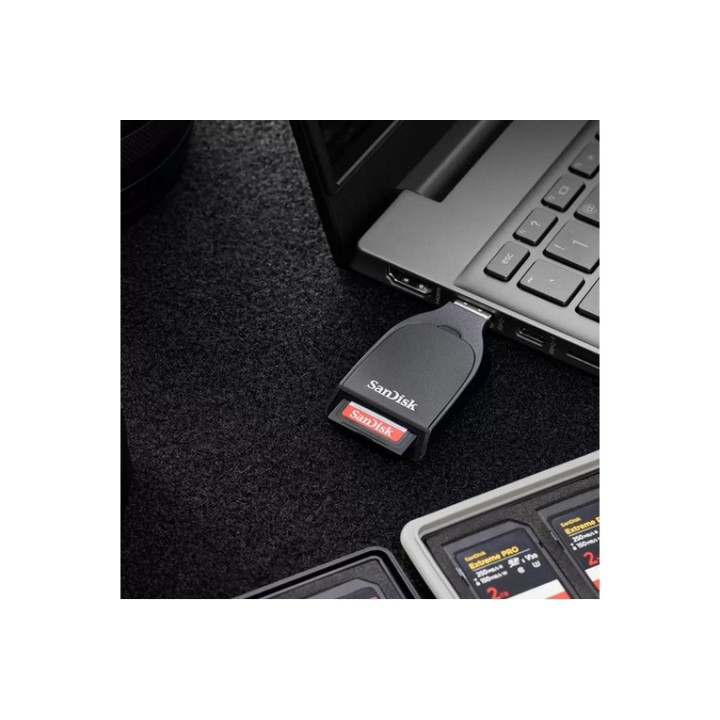 SanDisk QuickFlow - Lettore di schede (SDXC UHS-I, SDHC UHS-I, SDXC, SDHC, SD) - (SDDR-C731-GNANN)