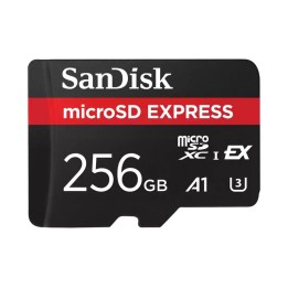 SanDisk Express - Scheda di memoria flash - 256 GB - UHS-I microSDXC (SDSQXFN-256G-GN4NN)