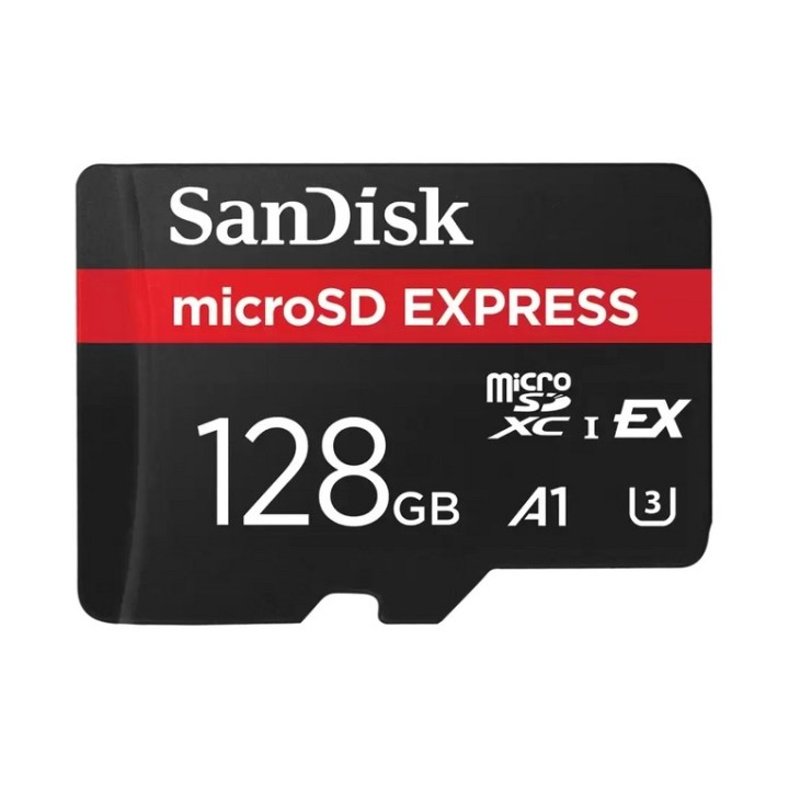SanDisk Express - Scheda di memoria flash - 128 GB - UHS-I microSDXC (SDSQXFN-128G-GN4NN)