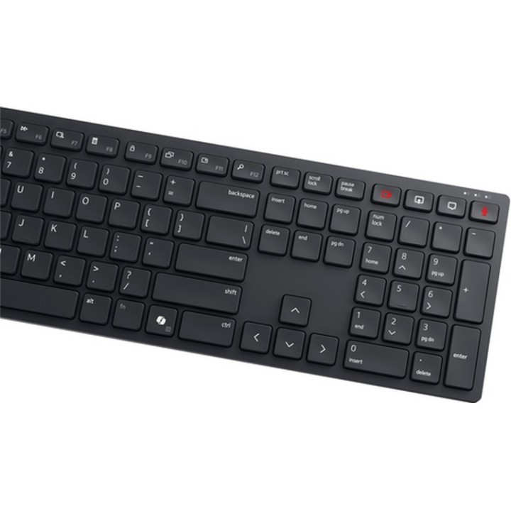 Dell Pro Silent Wired Collaboration Keyboard KB525C - Tastiera - USB, USB-C - QW