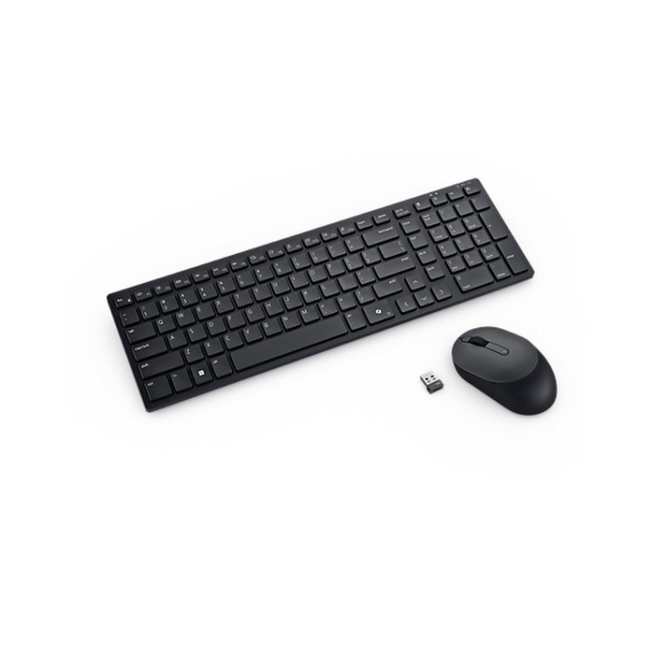 Dell Pro KM555 - Set mouse e tastiera - silenzioso - compact - senza fili - 2.4 (KM555-BLK-ITA)