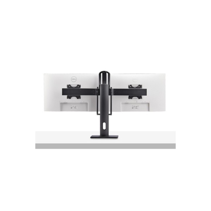 StarTech.com Crossbar Dual Monitor Desk Stand, Double 27inch Screens/VESA - Supp (2MC1S-MONITOR-STAND)