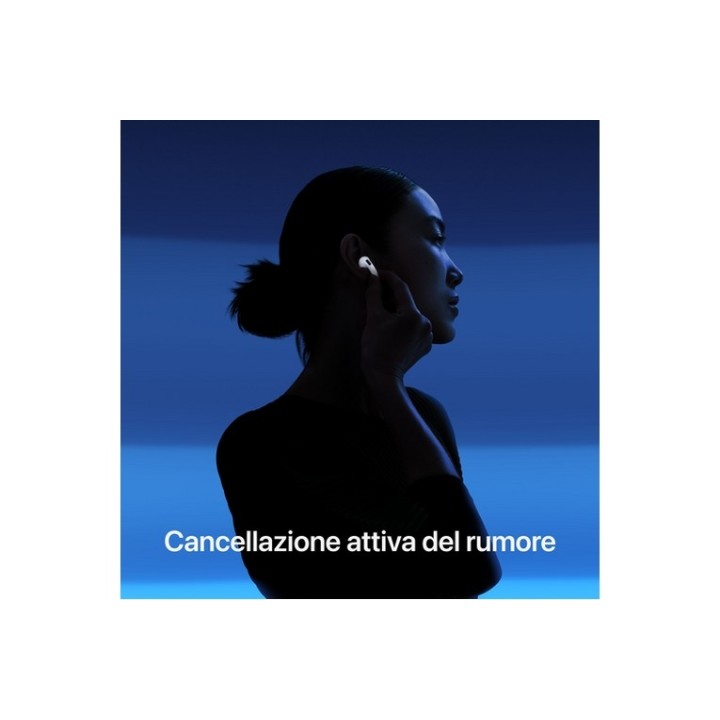 Apple AirPods 4 with Active Noise Cancellation - True wireless earphones con mic (MXP93ZM/A)