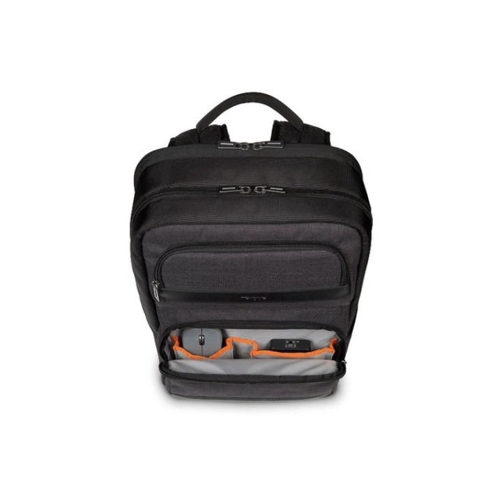 Targus CitySmart Advanced - Zaino porta computer - 12.5" - 15.6" - nero/grigio