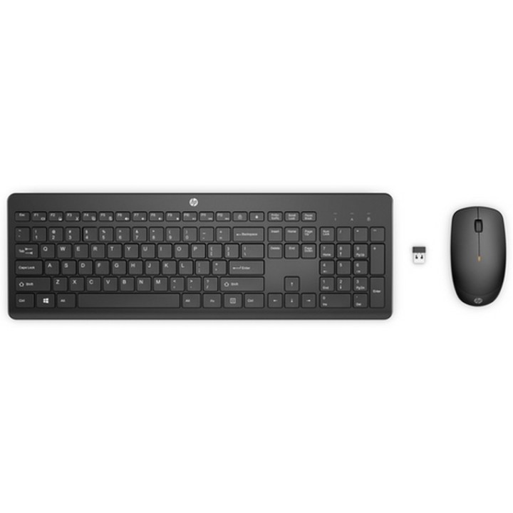 HP 235 - Set mouse e tastiera - layout a 3 zone, corsa dei tasti a profilo ridot (1Y4D0UTABZ)