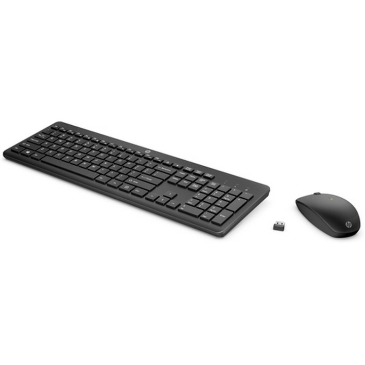 HP 235 - Set mouse e tastiera - layout a 3 zone, corsa dei tasti a profilo ridot (1Y4D0UTABZ)