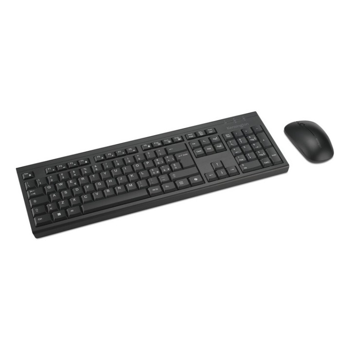 Kensington KM270 EQ - Set mouse e tastiera - full size - senza fili - 2.4 GHz, B