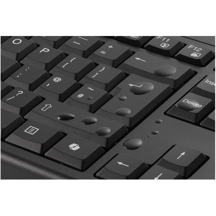 Kensington KM270 EQ - Set mouse e tastiera - full size - senza fili - 2.4 GHz, B