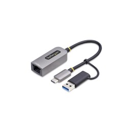 Startech 2.5GbE USB-C to Ethernet Adapter with USB-A Converter - Adattatore di r