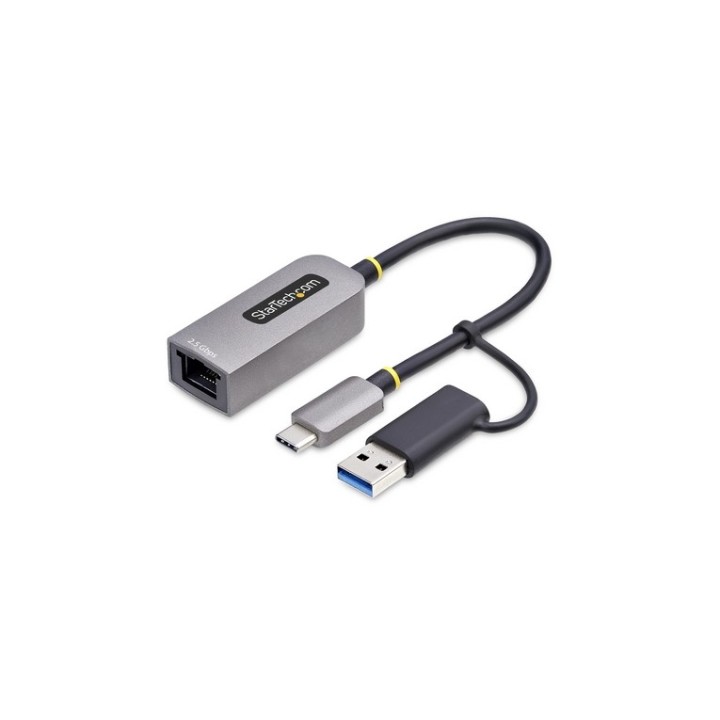 Startech 2.5GbE USB-C to Ethernet Adapter with USB-A Converter - Adattatore di r