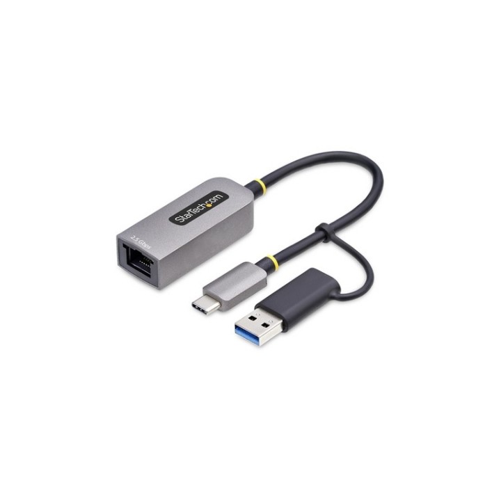Startech 2.5GbE USB-C to Ethernet Adapter with USB-A Converter - Adattatore di r