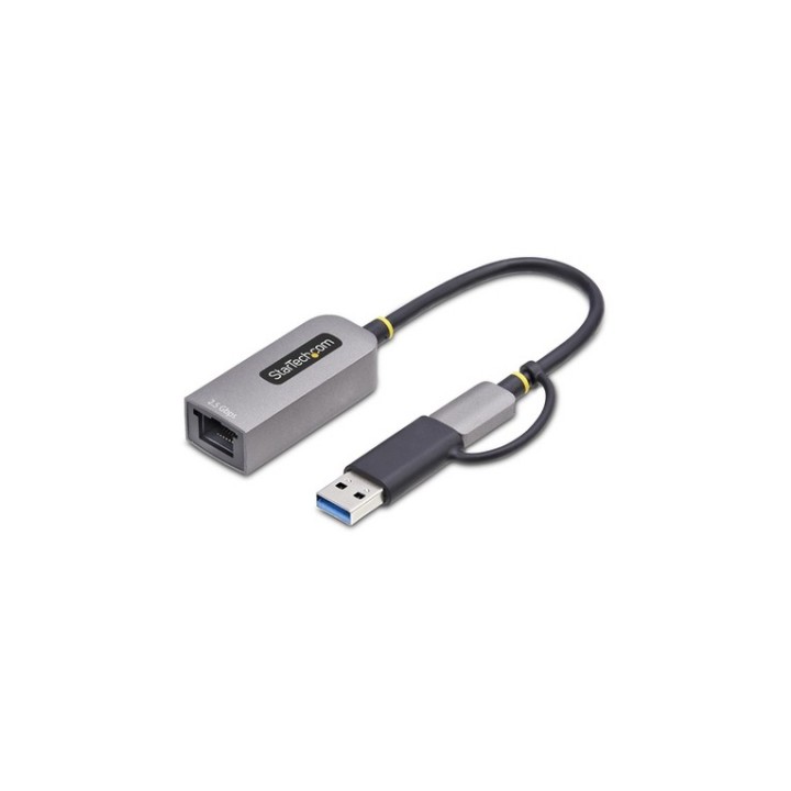 Startech 2.5GbE USB-C to Ethernet Adapter with USB-A Converter - Adattatore di r
