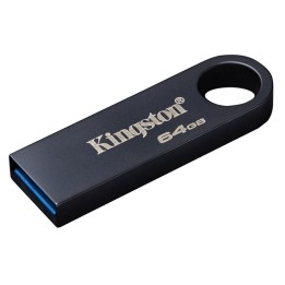 Kingston DataTraveler SE9 G3 - Chiavetta USB - 64 GB - USB 3.2 Gen 1 - nickel sc