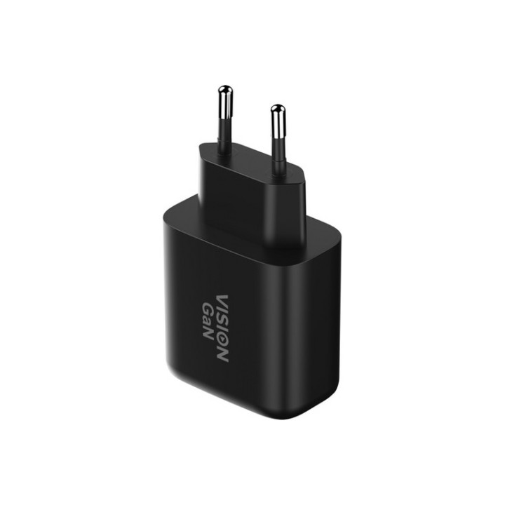 Vision - Alimentatore - 65 watt - 3.25 A - 2 connettori di uscita (2 x USB-C) -