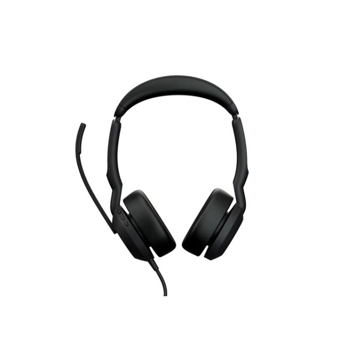 Jabra Evolve2 50 UC Stereo - Cuffie con microfono - over ear - cablato - elimina