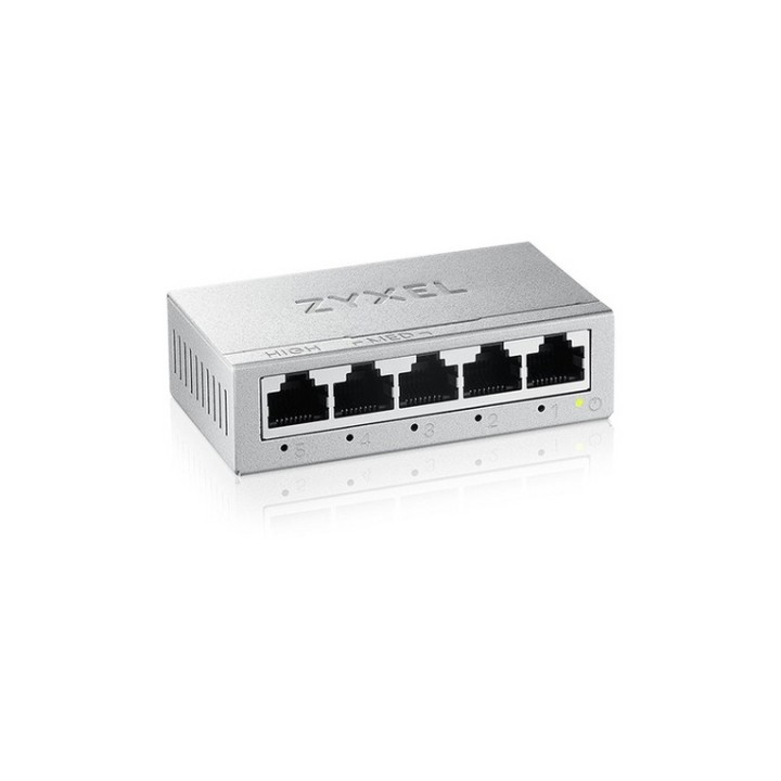 Zyxel GS-100 series GS-105B - Version 5 - switch - unmanaged - 5 x 10/100/1000 - (GS-105BV5-EU0101F)