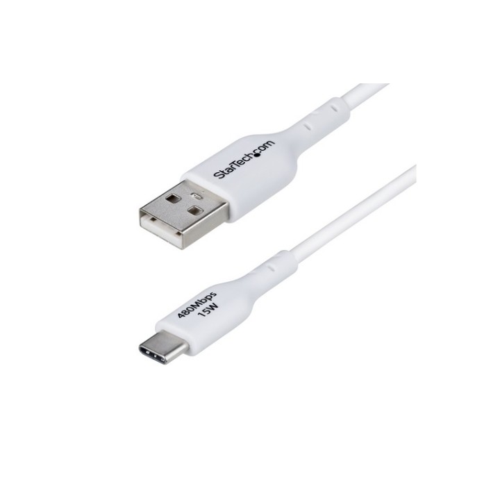 StarTech 3ft (1m) White USB-A to USB-C Charging Cable/Cord, M/M - Cavo USB - USB