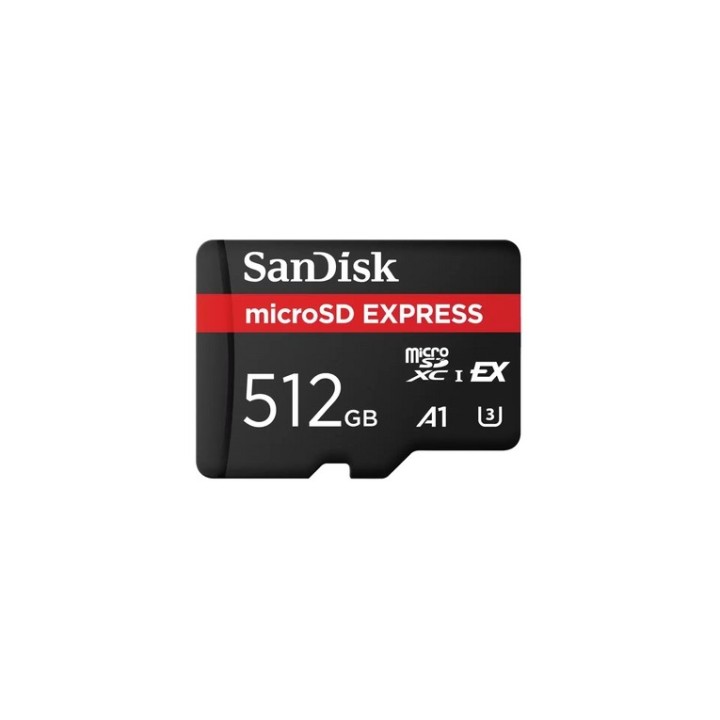 SanDisk Express - Scheda di memoria flash - 512 GB - A1 / UHS-I U3 - microSD PCI (SDSQXFN-512G-GN4NN)