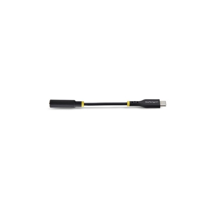 Startech USB-C Audio Adapter to 3.5mm TRRS Jack, Headphone Aux Dongle - Adattato