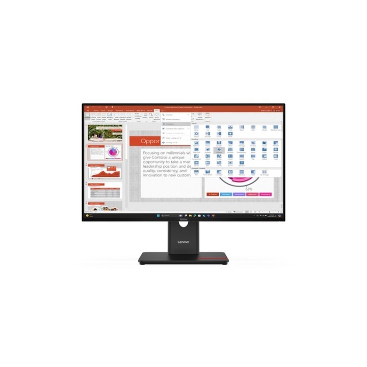 Lenovo ThinkVision T27-40 - Monitor a LED - 27" - 1920 x 1080 Full HD (1080p) @ (64A5MAT6EU)
