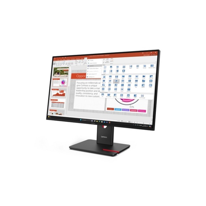Lenovo ThinkVision T27-40 - Monitor a LED - 27" - 1920 x 1080 Full HD (1080p) @ (64A5MAT6EU)