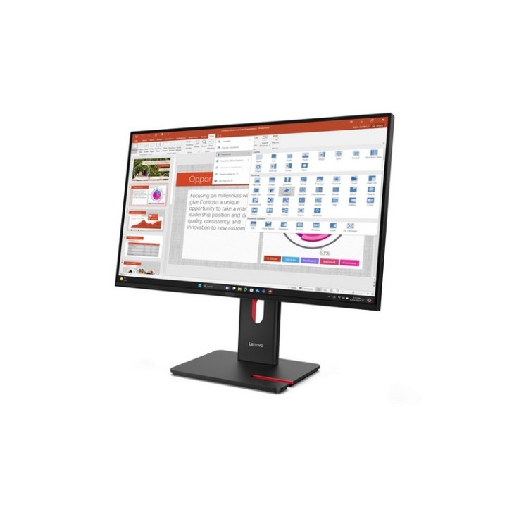 Lenovo ThinkVision T27-40 - Monitor a LED - 27" - 1920 x 1080 Full HD (1080p) @ (64A5MAT6EU)