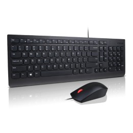 Lenovo Essential Wired Combo - Set mouse e tastiera - layout a 2,5 zone - USB -