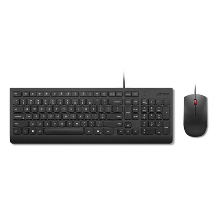 Lenovo Essential Wired Combo - Set mouse e tastiera - USB - QWERTY - Statunitens