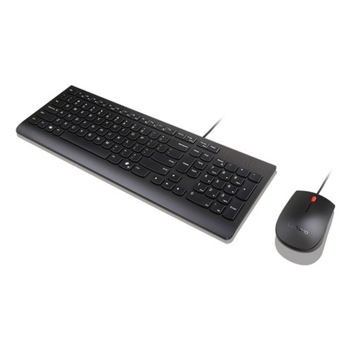 Lenovo Essential Wired Combo - Set mouse e tastiera - USB - QWERTY - Statunitens (4X31R64439)