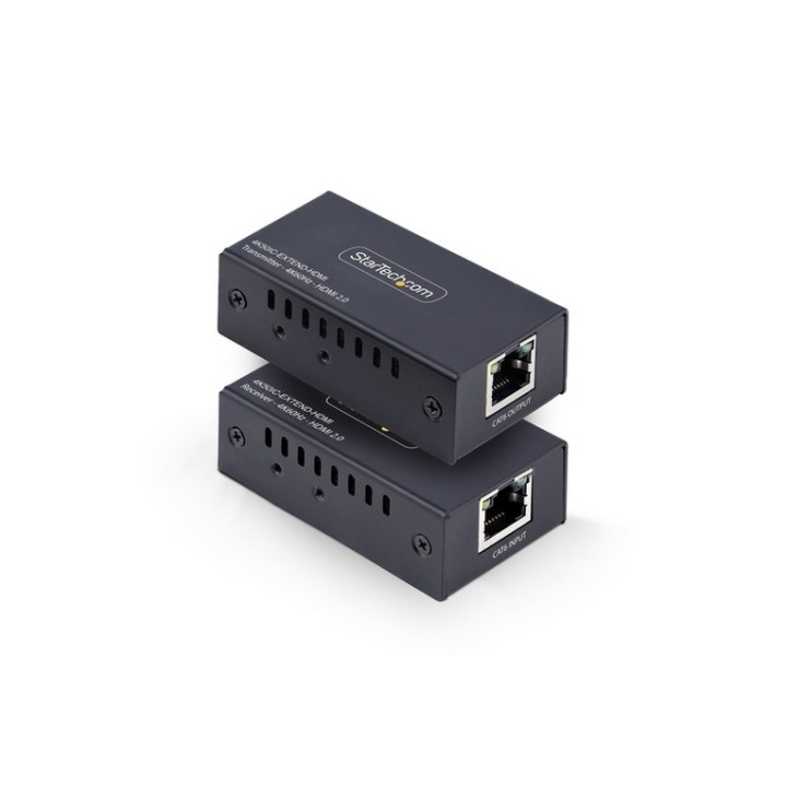 StarTech.com HDMI Extender Over CAT5e/6 Kit, 4K 60Hz, Up to 200ft (60m) - Prolun (4K50IC-EXTEND-HDMI)
