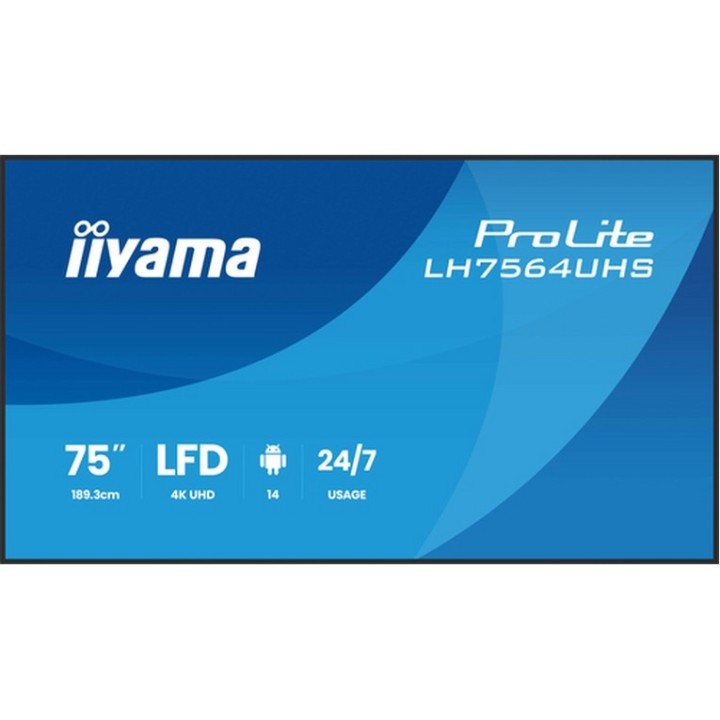 iiyama ProLite LH7564UHS-B1AG - 75" Categoria diagonale (74.5" visualizzabile) D