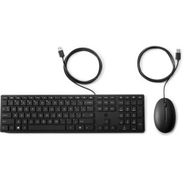 HP Desktop 320MK - Set mouse e tastiera - full size - USB - italiana - nero (9SR36UTABZ)
