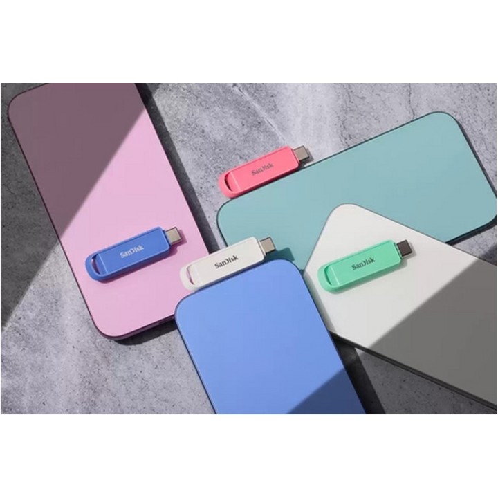 SanDisk Phone Drive - Chiavetta USB - 1 TB - USB-C 3.2 Gen 1 - blu marittimo (SDIXS0N-1T00-GN6ND)