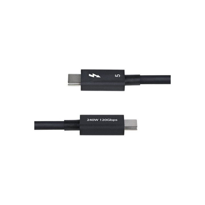 StarTech 2.6ft (80cm) Thunderbolt 5 Cable, 80Gbps/120Gbps, Certified - Cavo Thun (TBLT5MM80CM240W)