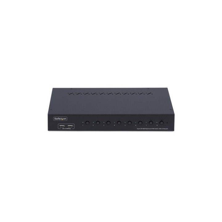 Startech 8-Port DisplayPort KVM Switch w/1U Rack Mount Kit, 4K 60Hz - Switch KVM (R8AD122-KVM-SWITCH)