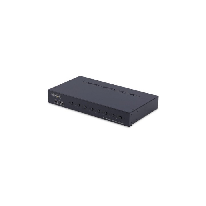 Startech 8-Port HDMI KVM Switch w/1U Rack Mount Kit, 4K 60Hz - Switch KVM - 8 x