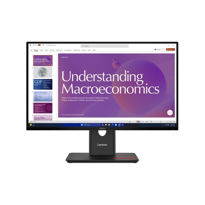 Lenovo ThinkVision T24d-40 - Monitor a LED - 24" (23.8" visualizzabile) - 1920 x (64B9GAT1EU)