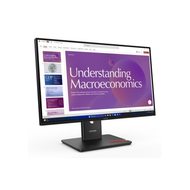 Lenovo ThinkVision T24d-40 - Monitor a LED - 24" (23.8" visualizzabile) - 1920 x (64B9GAT1EU)