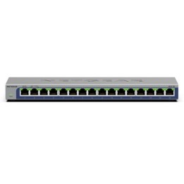 NETGEAR GS116v3 - Switch - unmanaged - 16 x 10/100/1000 - desktop, montaggio a p (GS116-300EUS)