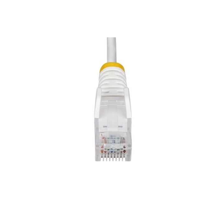 StarTech.com 15m White Slim CAT6 Ethernet Cable, Snagless, 28AWG, LSZH - Cavo pa